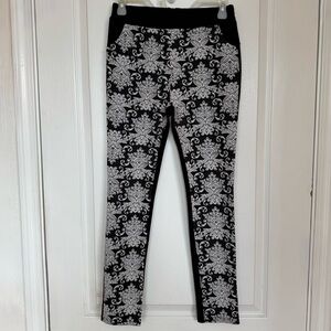 Black and White Patterned Pants